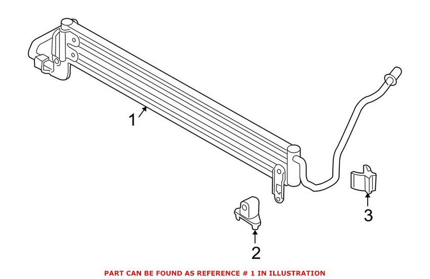 BMW Power Steering Cooler 17217519215